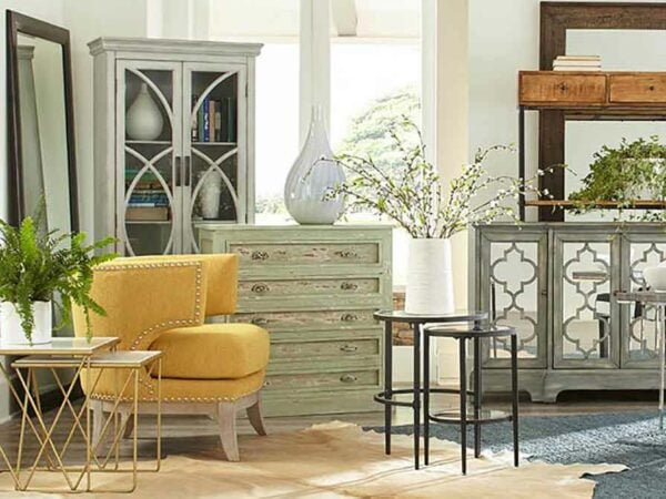 group of accent furniture pieces