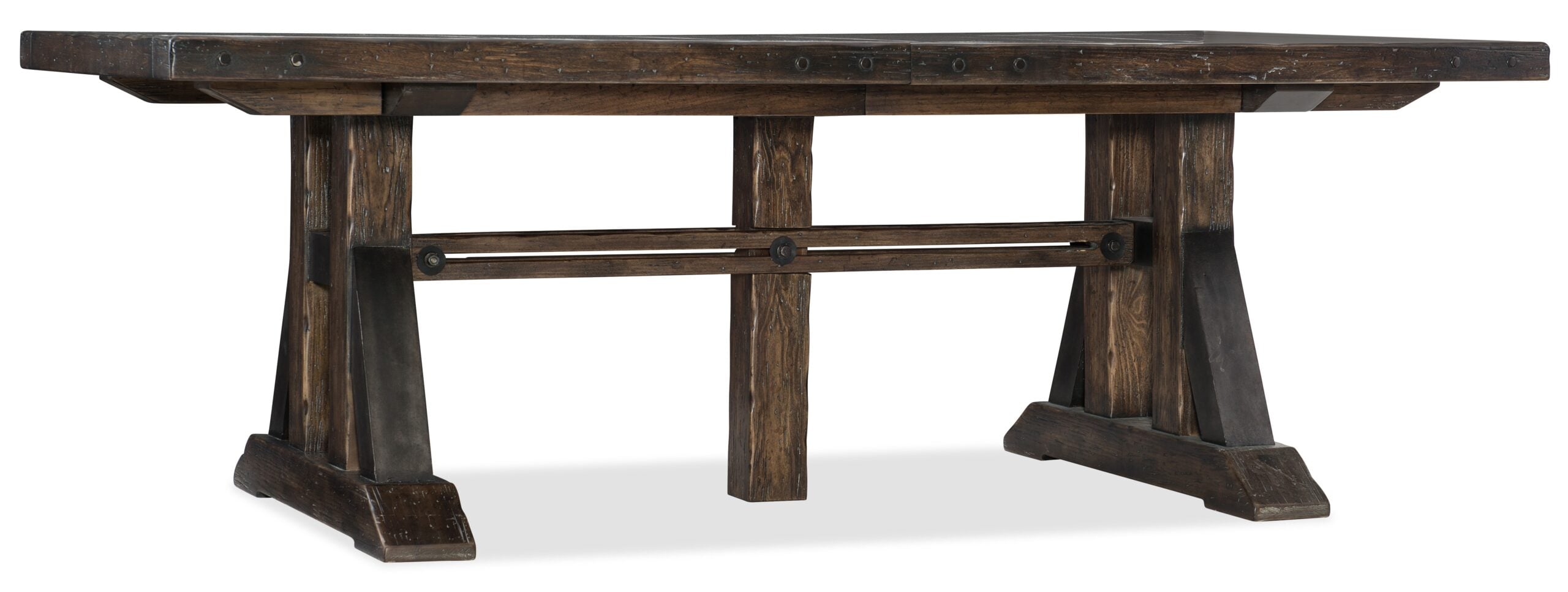 American Life - Roslyn County Casual Dining Roslyn County Trestle Dining Table w/2 21in leaves