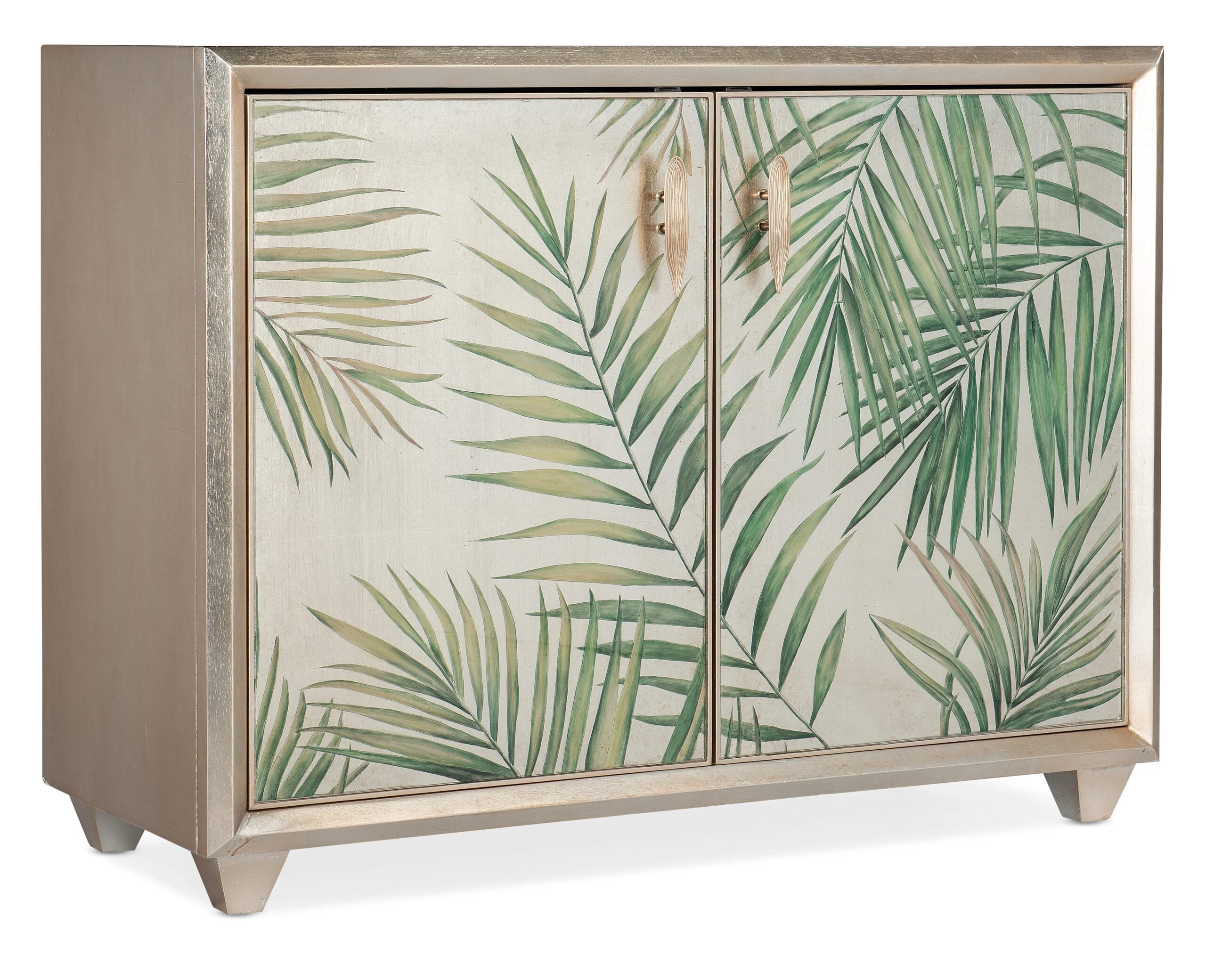 6b60c5a8ae38205cc638c19bf1b37883 Melange Lets Be Fronds Two Door Chest - Image 1