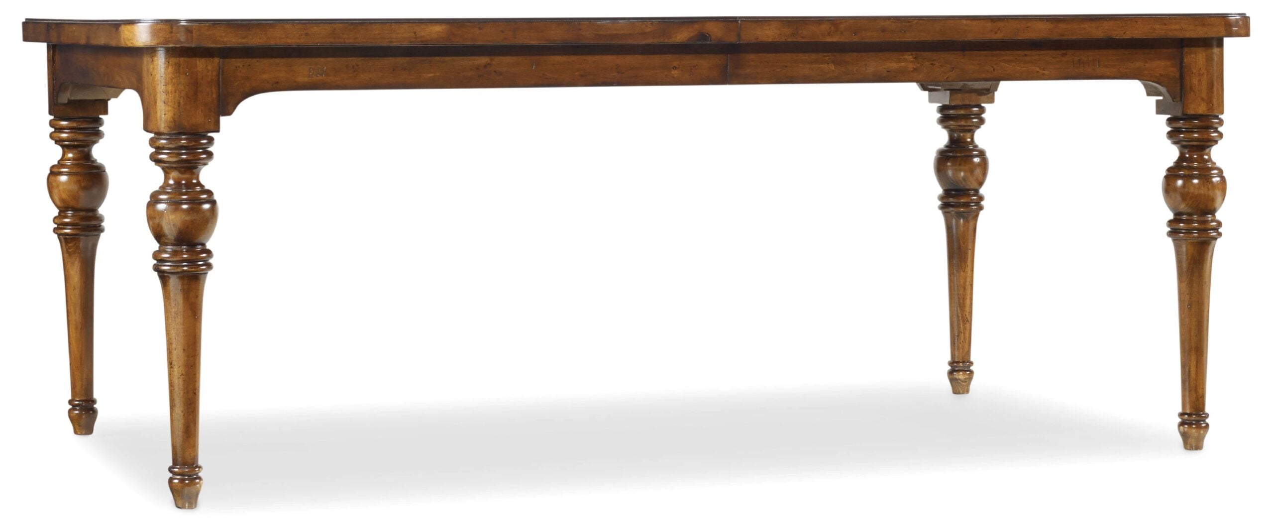 87f4e53334a73dd5c26eafaa35e6e0d9 Tynecastle Rectangle Leg Dining Table with Two 18'' Leaves - Image 1