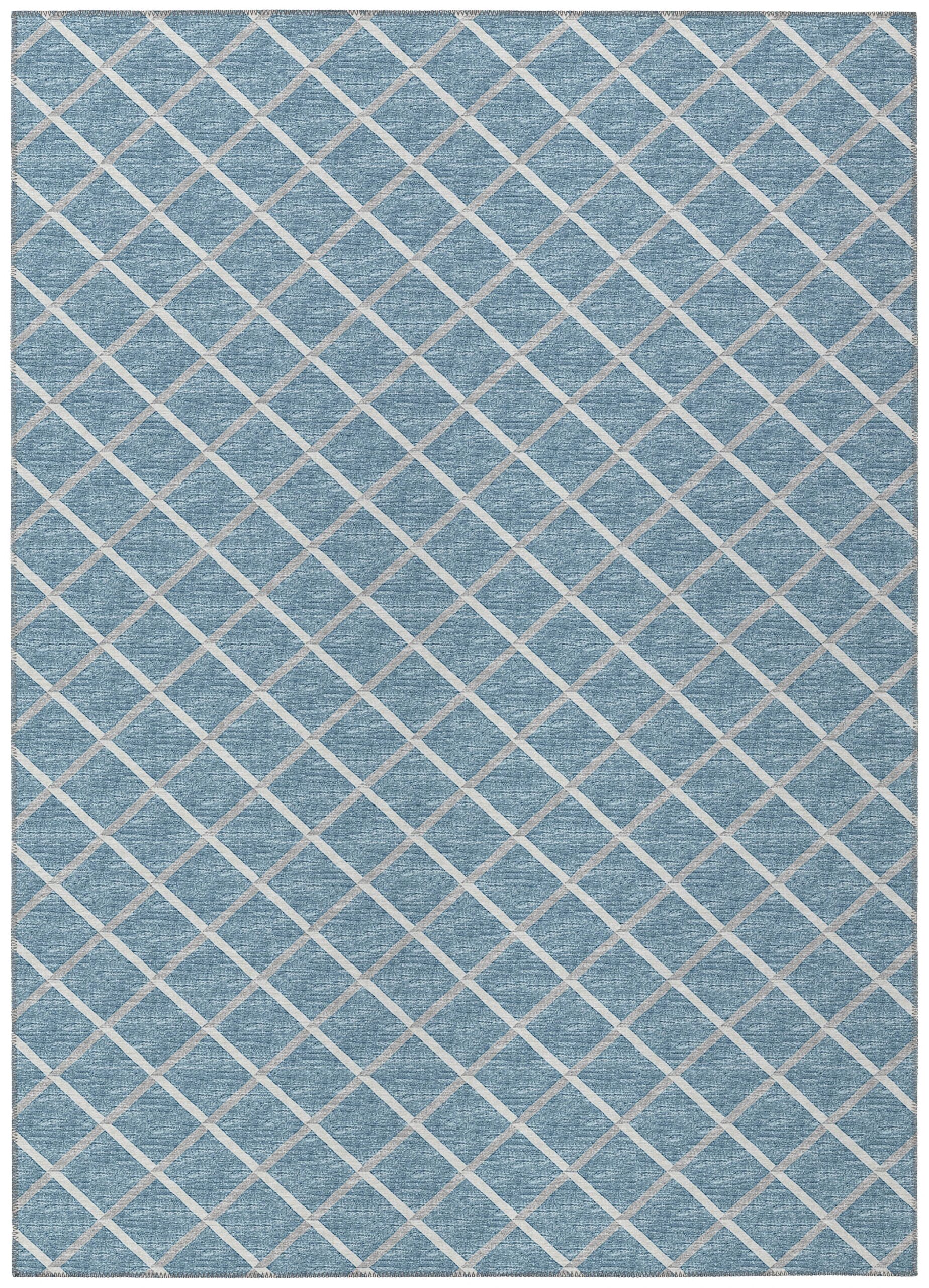 2ffd308b51d3afea81587677e1ac0996 York YO1 Sky Blue Rug - 18" Sample - Image 1