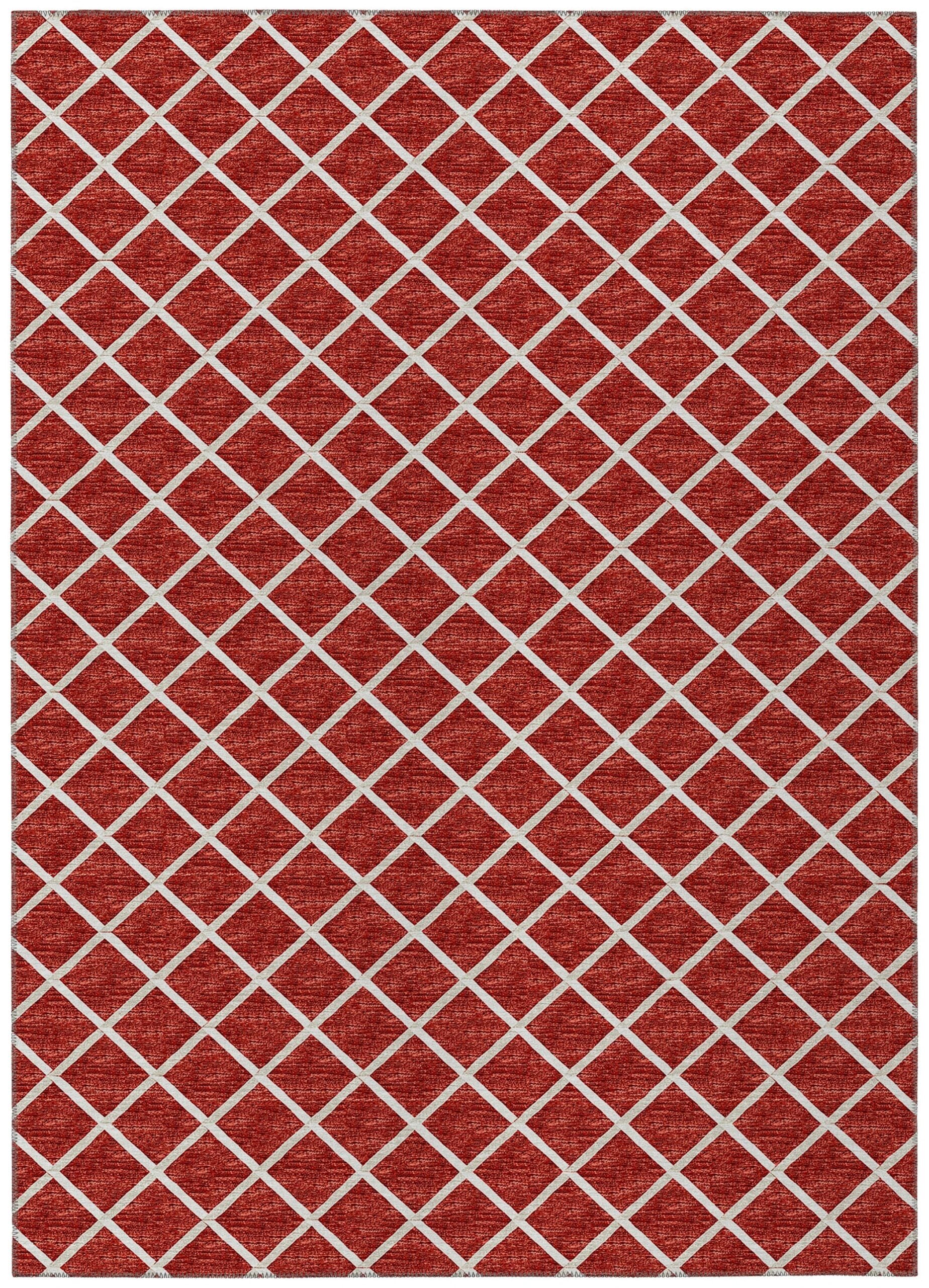 b3a3076c88eb546819c33e4fcacf5d8b York YO1 Red Rug - 8" x 8" Swatch - Image 1