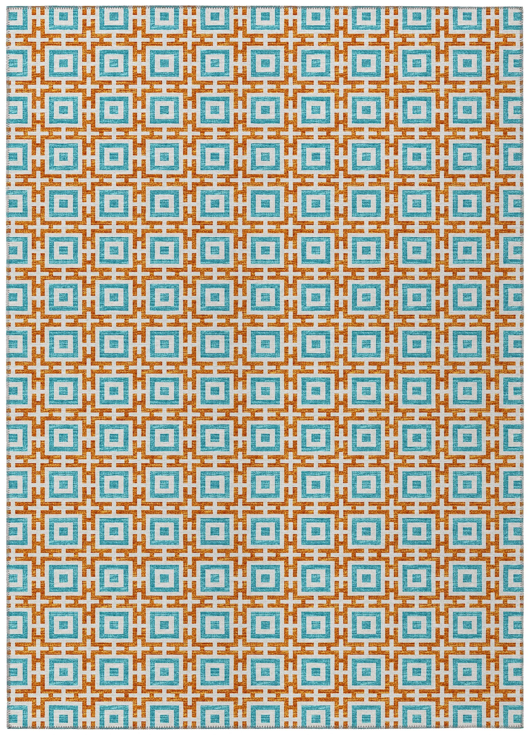f4751c84dbe66cc7f6da325e8a898a34 Marlo MO1 Orange Rug - 18" Sample - Image 1